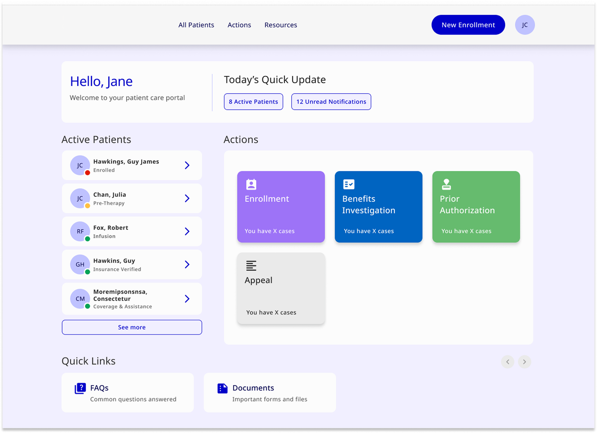 Final Design - Dashboard